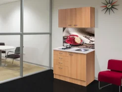 Flex-Well Pantryküche »Nano« Gesamtbreite 100 cm, mit Kochfeld und Spüle, viele Farbenvarianten