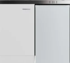 Flex-Well Pantryküche »Pantry« Gesamtbreite 100 cm, mit DUO Kochfeld und Kühlschrank