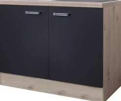 Flex-Well Spülenschrank »Antigua« (B x H x T) 100 x 86 x 60 cm, inkl. Einbauspüle