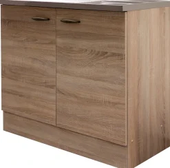Flex-Well Spülenschrank »Bergen« (B x H x T) 100 x 85 x 50 cm, inkl. Einbauspüle