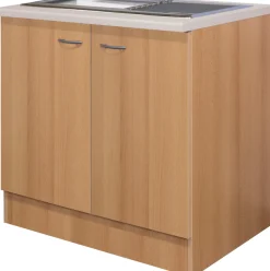 Flex-Well Spülenschrank »Nano« (B x H x T) 100 x 85/86 x 60 cm, inkl. Einbauspüle