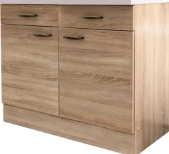 Flex-Well Unterschrank »Bergen« (B x H x T) 100 x 85 x 50 cm, für viel Stauraum