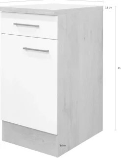 Flex-Well Unterschrank »Morena« (B x H x T) 40 x 85 x 60 cm