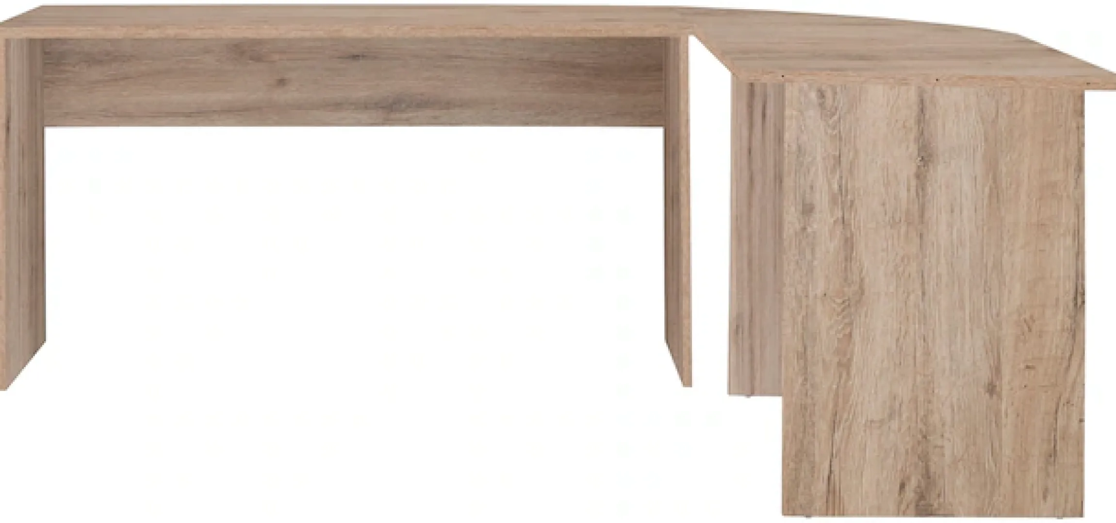FMD Eckschreibtisch »Tiell« Winkelschreibtisch, Bürotisch, beidseitig montierbar, 205/155 cm