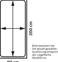 FMD Funktionsbett »Nona« mit Stauraum
