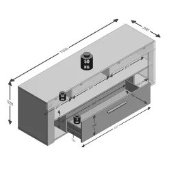 FMD Lowboard »VIBIO 1«