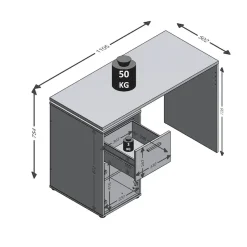 FMD Schreibtisch »Elias 10«