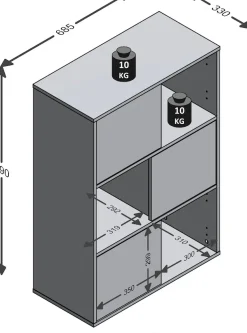 FMD Standregal »Futura«