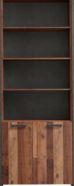 FORTE Aktenregal »Clif« Bücherregal, Breite 86 cm, viel Stauraum mit 2 Türen