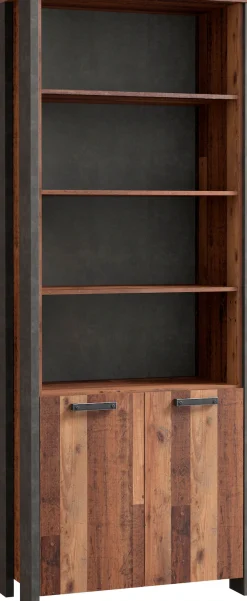 FORTE Aktenregal »Clif« Bücherregal, Breite 86 cm, viel Stauraum mit 2 Türen