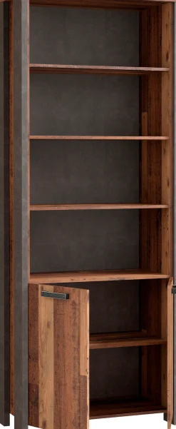 FORTE Aktenregal »Clif« Bücherregal, Breite 86 cm, viel Stauraum mit 2 Türen