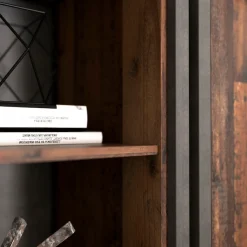 FORTE Aktenregal »Clif« Bücherregal, Breite 86 cm, viel Stauraum mit 2 Türen