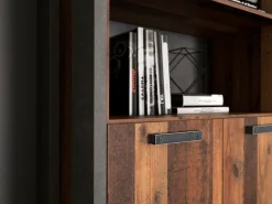 FORTE Aktenregal »Clif« Bücherregal, Breite 86 cm, viel Stauraum mit 2 Türen