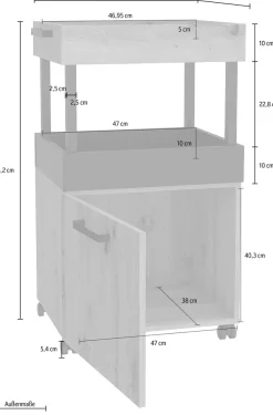 FORTE Barschrank »Homebar« Höhe ca. 88 cm