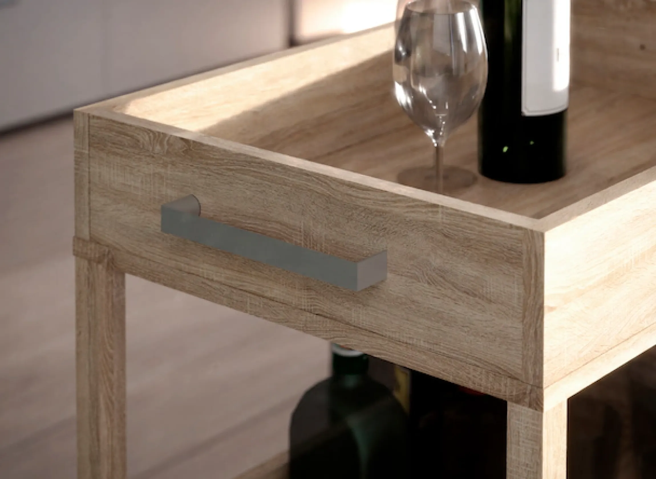 FORTE Barschrank »Homebar« Höhe ca. 88,5 cm