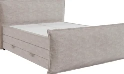 FORTE Boxspringbett »Harmonie inkl. Bettkasten und Topper, Kopf- und Fußteil in Kissenoptik« in den Breiten 140cm, 160cm und 180cm erhältlich