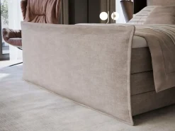 FORTE Boxspringbett »Harmonie inkl. Bettkasten und Topper, Kopf- und Fußteil in Kissenoptik« in den Breiten 140cm, 160cm und 180cm erhältlich