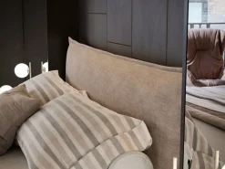 FORTE Boxspringbett »Harmonie inkl. Bettkasten und Topper, Kopf- und Fußteil in Kissenoptik« in den Breiten 140cm, 160cm und 180cm erhältlich