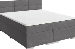 FORTE Boxspringbett »ONE erhältlich in den Breiten 140cm, 160cm & 180cm« Bezugsstoff ist tierfreundlich und pflegeleicht,