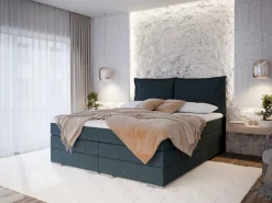 FORTE Boxspringbett »Pillows mit Bettkasten, erhältlich in den Breiten 140, 160 & 180cm« in verschiedenen Farben erhältlich