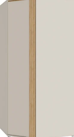 FORTE Eckkleiderschrank B/H/T 92,2/193,7/92,2 cm