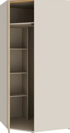 FORTE Eckkleiderschrank B/H/T 92,2/193,7/92,2 cm