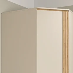 FORTE Eckkleiderschrank B/H/T 92,2/193,7/92,2 cm