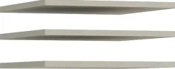 FORTE Einlegeboden 3 Stk. tlg. 3er Set Einlegeboden, variable Positionierung, Textilstruktur