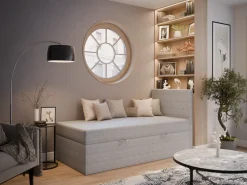 FORTE Einzelbett »LUNO inkl. Bettkasten, Breite: 100cm«