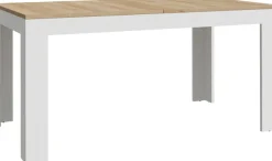 FORTE Esstisch »Bohol, Esstisch ausziehbar bis 2,06 mtr., Tischplatte Holzdekor« B/H/T 160/78,2/90,2 cm, erweiterbar bis 206,6 cm, 2farbiges Dekor