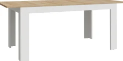 FORTE Esstisch »Bohol, Esstisch ausziehbar bis 2,06 mtr., Tischplatte Holzdekor« B/H/T 160/78,2/90,2 cm, erweiterbar bis 206,6 cm, 2farbiges Dekor
