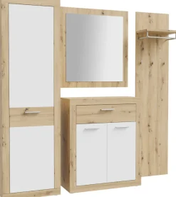 FORTE Garderobenspiegel »Baccio« Spiegel, Rahmenoptik, Artisan Eiche,