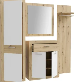 FORTE Garderobenspiegel »Baccio« Spiegel, Rahmenoptik, Artisan Eiche,