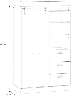FORTE Highboard »Kaszimiro«