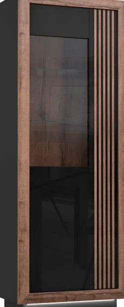 FORTE Highboard »Savona« Höhe 197 cm, inkl. Lichtleiste im Sockel
