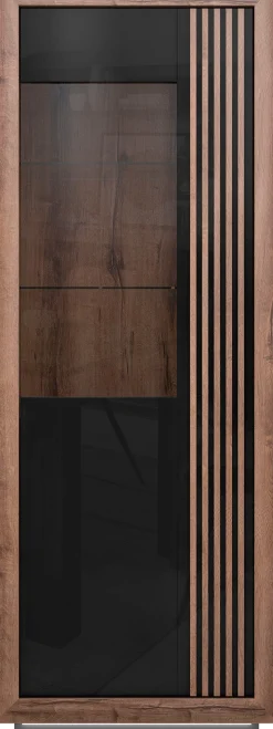 FORTE Highboard »Savona« Höhe 197 cm, inkl. Lichtleiste im Sockel