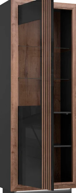 FORTE Highboard »Savona« Höhe 197 cm, inkl. Lichtleiste im Sockel