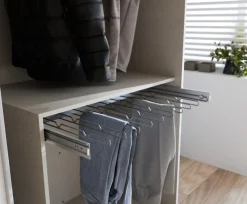 FORTE Inneneinteilung Hosenbügel, Orndnung, knitterfrei,