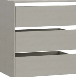 FORTE Inneneinteilung Set aus 3 Schubkästen, Übersichtliche Ablage, geordnete Aufbewahrung