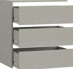 FORTE Inneneinteilung Set aus 3 Schubkästen, Übersichtliche Ablage, geordnete Aufbewahrung