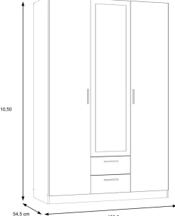 FORTE Kleiderschrank