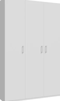 FORTE Kleiderschrank B/H/T 133,2/210,5/42 cm, stehende Montage