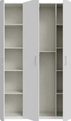FORTE Kleiderschrank B/H/T 133,2/210,5/42 cm, stehende Montage