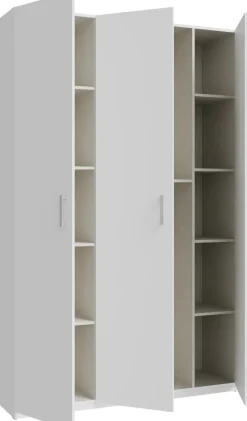 FORTE Kleiderschrank B/H/T 133,2/210,5/42 cm, stehende Montage