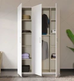 FORTE Kleiderschrank B/H/T 133,2/210,5/42 cm, stehende Montage