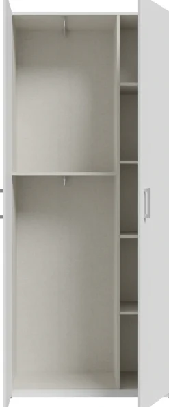 FORTE Kleiderschrank B/H/T 88,9/210,5/42 cm, stehende Montage