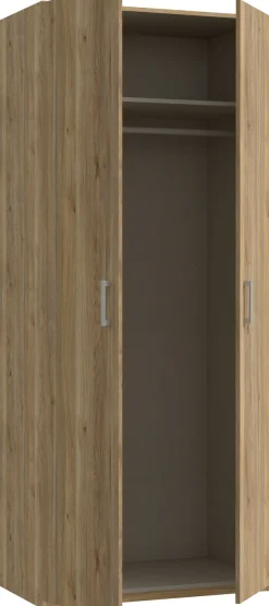 FORTE Kleiderschrank Drehtürenschrank, Stauraum, Zubehör optional bestellbar