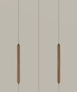 FORTE Kleiderschrank Höhe 2,10 mtr., stehende Montage, Grifflos