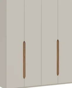 FORTE Kleiderschrank Höhe 2,10 mtr., stehende Montage, Grifflos
