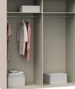 FORTE Kleiderschrank Höhe 2,10 mtr., stehende Montage, Grifflos